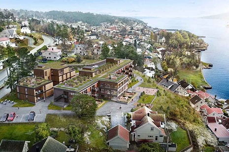 Oversiktsbilde Grande Panorama i Oslo, illustrasjon til artikkel Eiendomsinvestorenes høyre hånd